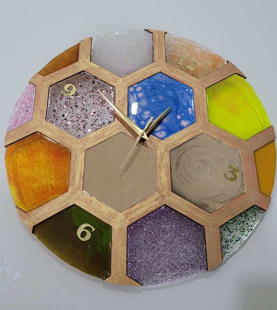 Football resin wall clock