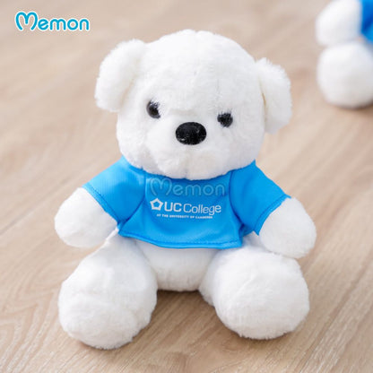 Small white cute teddy - 23cm - Per piece