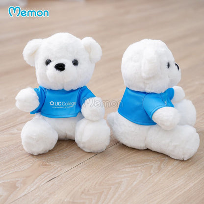 Small white cute teddy - 23cm - Per piece